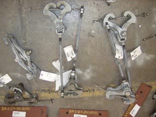 Type 1 heavy duty beam clamps with hanger rods